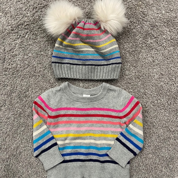 GAP Crazy Rainbow Stripe Sweater - Picture 2 of 2